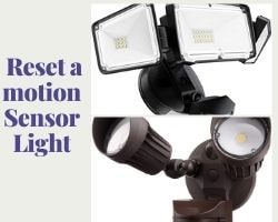 How To Reset A Motion Sensor Light