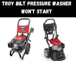 Troy Bilt Pressure Washer Won't Start