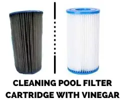 Clean Pool Filter Cartridge With Vinegar