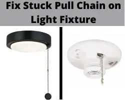 How To Fix A Stuck Pull Chain On Light Fixture
