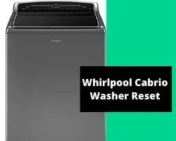 Whirlpool Cabrio Washer Reset
