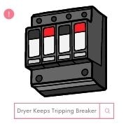 dryer keeps tripping breaker