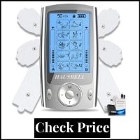 hausbell dual channel tens unit muscle stimulator
