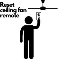 how to reset ceiling fan remote