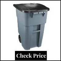 outdoor garbage cans with locking lids and wheels