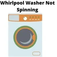 whirlpool washer not spinning