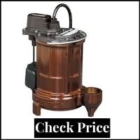 best combination sump pump with battery backup