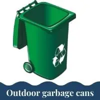 best outdoor garbage cans with locking lids and wheels