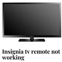 insignia tv won't turn on