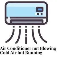 air conditioner not blowing cold air but running