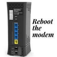 reboot the modem