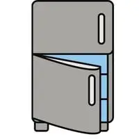 refrigerator door has been kept open for a longer time