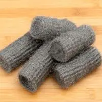 using wool or steel