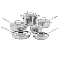 cuisinart tps 10 stainless steel cookware set
