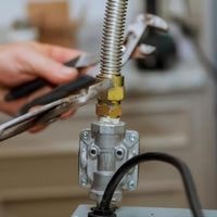 procedure for teeing off an existing gas line