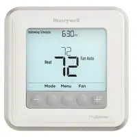 resetting a honeywell 6000 series thermostat to factory defaults
