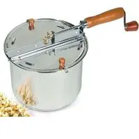 stainless steel stovetop popcorn poppers