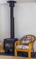 install a wood stove chimney through the roof