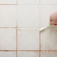 clean shower tiles without scrubbing