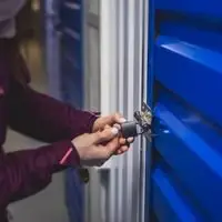 how to lock garage door from inside