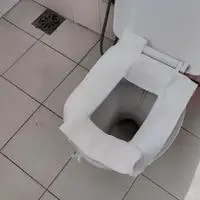 how to put on a toilet seat cover