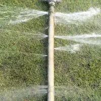 stop water runoff from neighbors yard