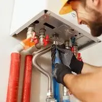attaching the heater and tank
