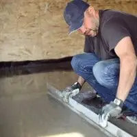 cheapest way to cover concrete floor