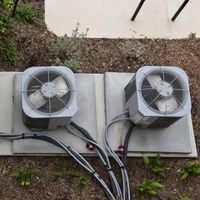 fresh air input on heat pump