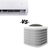 ductless ac vs central air cost 2022