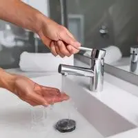 faucet sputters when first turned on