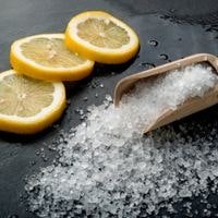 lemon and salt
