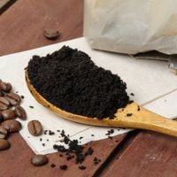 repurpose used coffee grounds