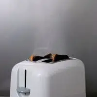 toaster smells like burning plastic