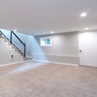 unfinished basement heating options