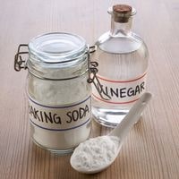 vinegar and baking soda technique