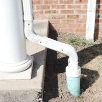 buried downspouts