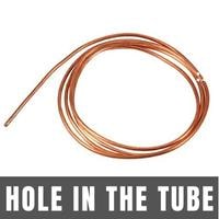 hole in the tube