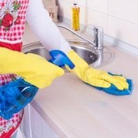 how to clean corian countertops with vinegar