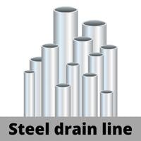steel drain line