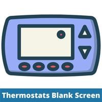thermostats blank screen