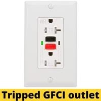 tripped gfci outlet