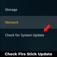 check fire stick update