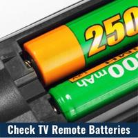 check tv remote batteries