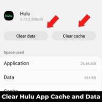 clear hulu app cache and data