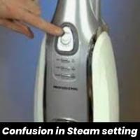 confusion in steam setting