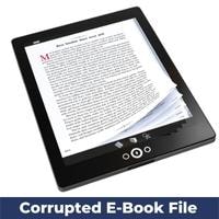 corrupted e book file