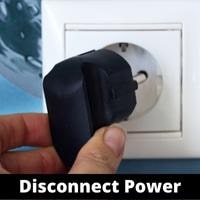disconnect power