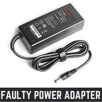 faulty power adapter