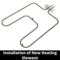 installation of new heating element